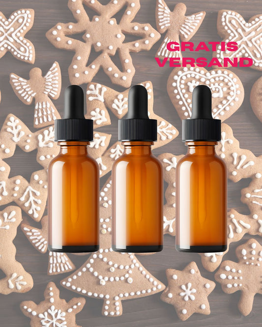 WEIHNACHTSKEKSE I NATURREINE ÄTHERISCHE DUFTMISCHUNG I 3 x 100ml